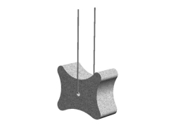 Distanziatore knochen in fibrocemento con filo zincato 35-40-50mm conf.300