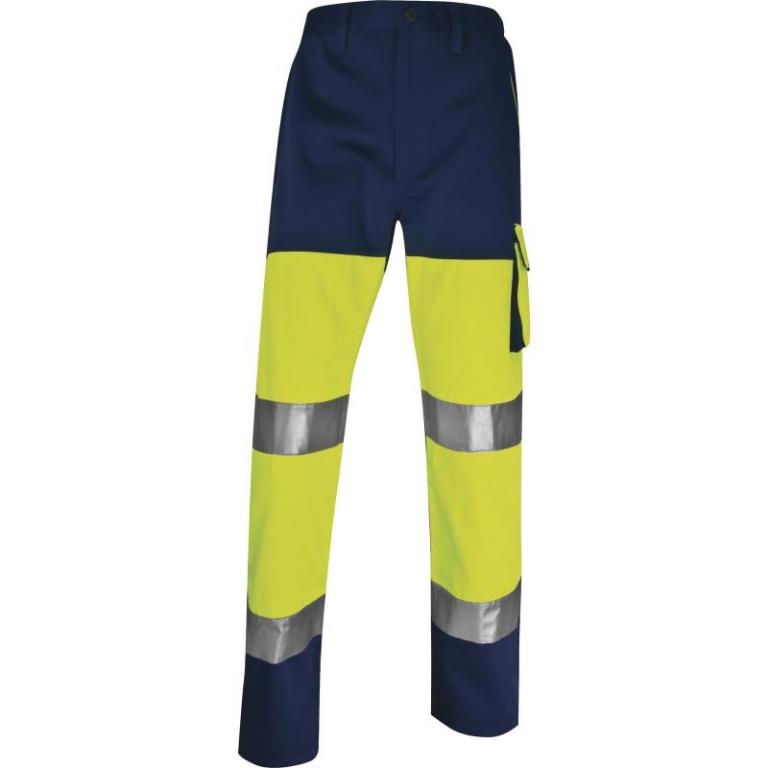 Pantaloni da lavoro phpa2 giallo fluo/blu alta visibilità