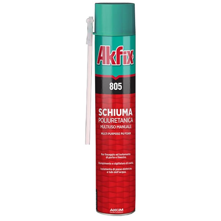 Schiuma poliuretanica manuale 750 ml AKFIX 805