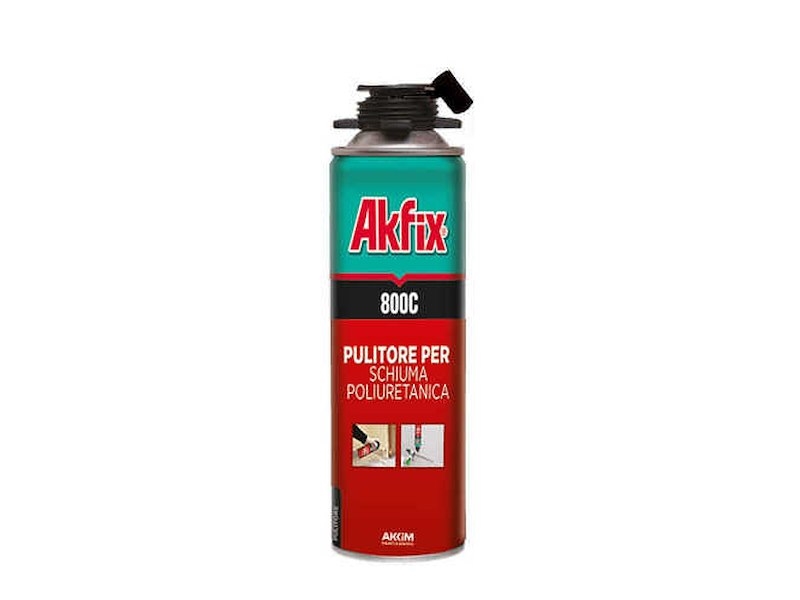 Pulitore schiuma poliuretanica 500 ml AKFIX 800C